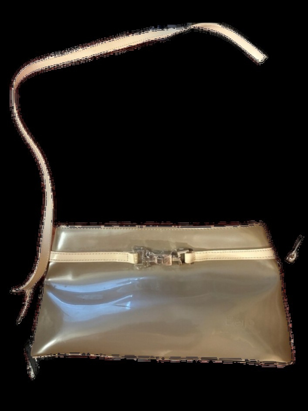 Beijo Neutral Crossbody Bag w/Cream Trim NWT VTG